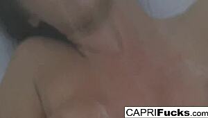 capri loves fingering her tight cunt so much 😍
