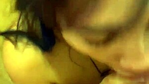 latina milf sucking friend's dick hard with tattoos and small tits 😈💦