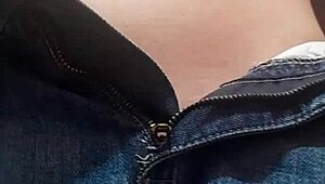 Young Prostitute With Small Tits And Hairy Pussy Goes Out Without Panties