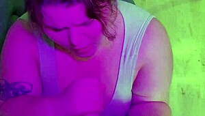 Watch this blowjob compilation where cum lands on the cute face and big tits of a cute bbw hottie?