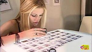 I-I posed with two brunettes and we licked pussy.