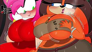 Wow! Amy Rose in a Thrilling Cut Music Picture Compilation!