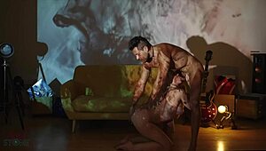 angie lynx got passionately fucked at the art exhibition. it was wild.