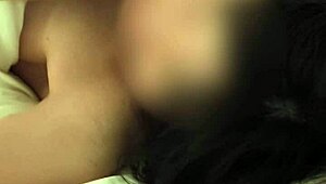 Offshot of brunette college student