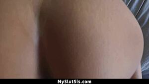 'fuck her hard' stepbrother and boyfriend take turns