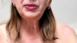 Granny's wise touch brings quick ecstasy with titty fuck and cumshot.