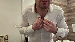 how i, as a tall brunette bodybuilder, finga myself backstage for porn shootin