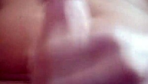 cumming hard with huge cock while everyone sleeps naked