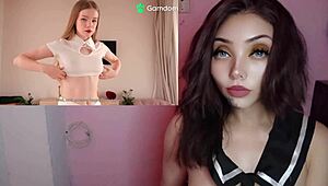 Primera vez anal para su pequeña hermanastra con pov y creampie