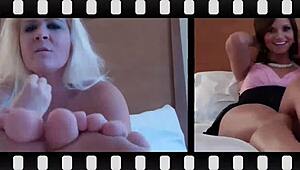 she guides you to pamper and worship her perfect size 8 feet in this femdom session