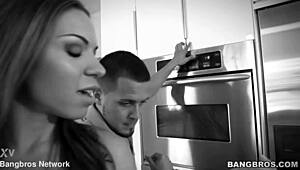 Stepmom Shows How To Do Threesomes With Cumshot Facial!