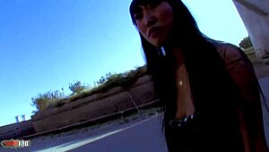 natural bigtits asian pornstar sharon lee anal sex in a cave rough and quick 😈