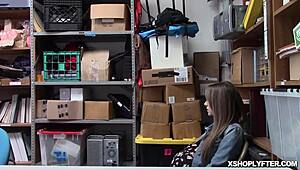 kimmy granger discovers the thrill of a thick shaft in shoplyfter scene