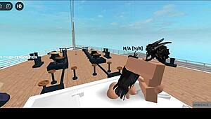 Sucking Jahs Bwc Deepthroat on the Titanic with Face Fucking and Creampie