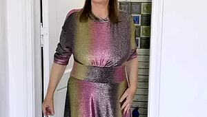 Granny's wise touch brings quick ecstasy with titty fuck and cumshot.