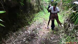 I Give Him All Styles Of Local Bbw In The Bush!