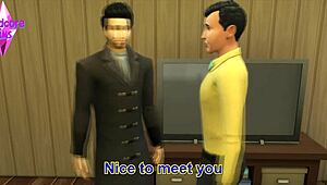 In The Sims 4, an old cuckolding story unfolds. Episode 2 front seat.