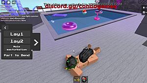 Piping another Roblox girl.