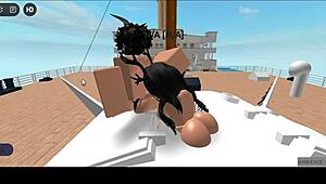 Sucking Jahs Bwc Deepthroat on the Titanic with Face Fucking and Creampie