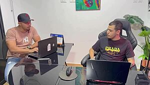 Fired slut secretary earns promotion through wild encounters