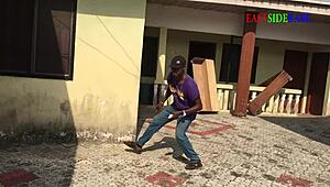 did i catch my landlord fucking the church member in an open place?