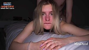 rough fuck with submissive college girl mira david