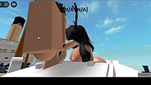 Sucking Jahs Bwc Deepthroat on the Titanic with Face Fucking and Creampie