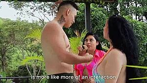 Young lucky stripper Dilan Clavijo fucks two delicious milfs. 😍🔥