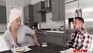 mylfex - sensual housewife made the perfect breakfast for her tactless man