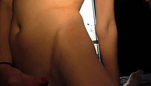 Young kate sottile intensely sucks cock and swallows cum in white leotard