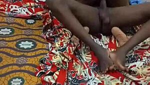 Intimate moment after vodka shots.