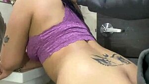 Neighbor Cums in Bathroom Pussy Secretly