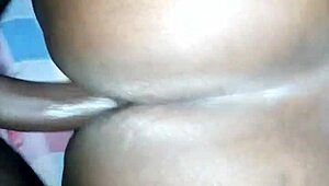 Naija Bbw Milf Bends Over For Rough Doggystyle Creampie