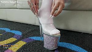 small teen 18+ sluts breiny zoe and michy perez doing dap from 5 big cocks and swallowing their loads