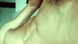 Hot guy with big dick masturbates publicly in front of the window