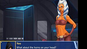 She dances with handjob and tit play