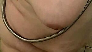 Curvy BBW wife washing up in the shower part 2