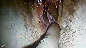 This soaking wet pussy is so horny and wet, amateurs love it! 😏