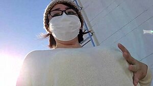 Married woman gets super excited masturbating outdoors, check the full video!