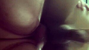 Submissive ladyboy Aoki worships cock in handcuffed scenes