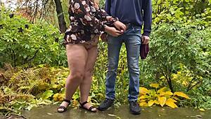 Couple Pees Together In Public Fetish Outdoors