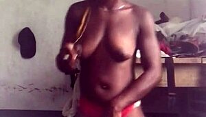 Crazybitch showing off her sexiness while streaming live till fans ask her to go naked