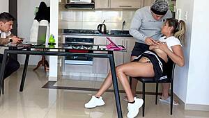 Cuckold Gamer His Roommate Fucks His Girlfriend While He Plays Video Games