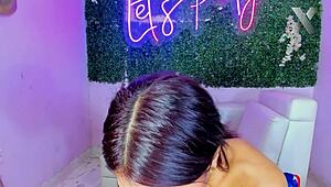 Rough Boy Fucks Her Throat And Then Massively Destroys Her Mouth With The Big Dildo