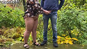 Couple Pees Together In Public Fetish Outdoors