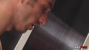 In this 3-way porn, an amazing threesome features a blonde and brunette engaging in intense sexual activities.