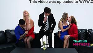 Stepmoms bang stepsons intensely!