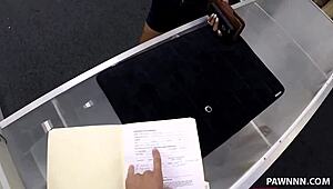 she's paying dues with her body to get that ring back at the pawn shop