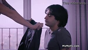 free use big tit milfs for elias to enjoy and fuck in threesome