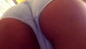 Big Pussy in Little Panties Dancing Close-Up Teasing Spreading Face Sitting Tattoo Ebony Thong